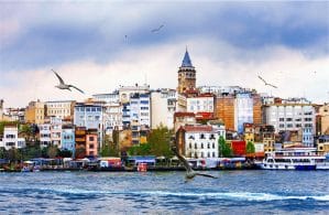İstanbul manzaralı gergi tavan resimleri