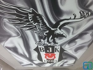 Beşiktaş Arma Baskılı Gergi Tavan